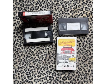 Lot of 4 VTG VHS Tapes- Those Wonderful Studebakers + Home Recorded Car Shows