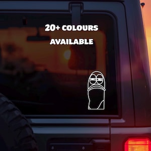 SpongeBob Judgemental Fish Sticker - Vinyl Aufkleber für Auto, Laptop oder Wasserflasche