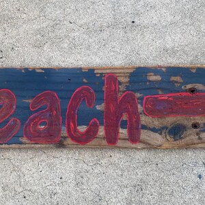 Wall hung Beach Sign