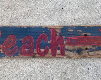 Wall hung Beach Sign