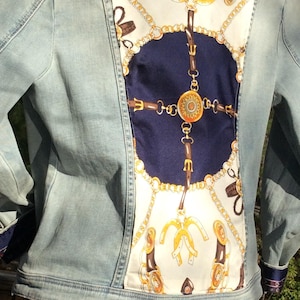 Gold Denim Jacket - Etsy
