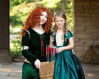 Merida Dress- Princess Tutu Dress- Brave Costume