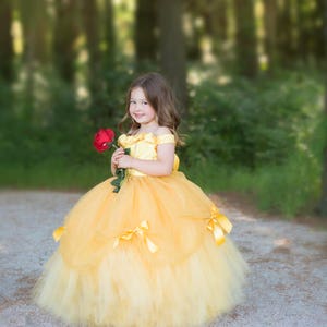Princess Belle Tutu Dress Belle Dress Belle Costume Beauty and the ...