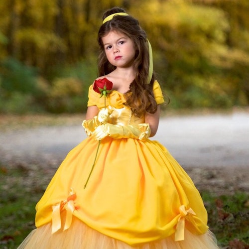 Belle Dress Princess Belle Tutu Dress Belle Costume Beauty Etsy