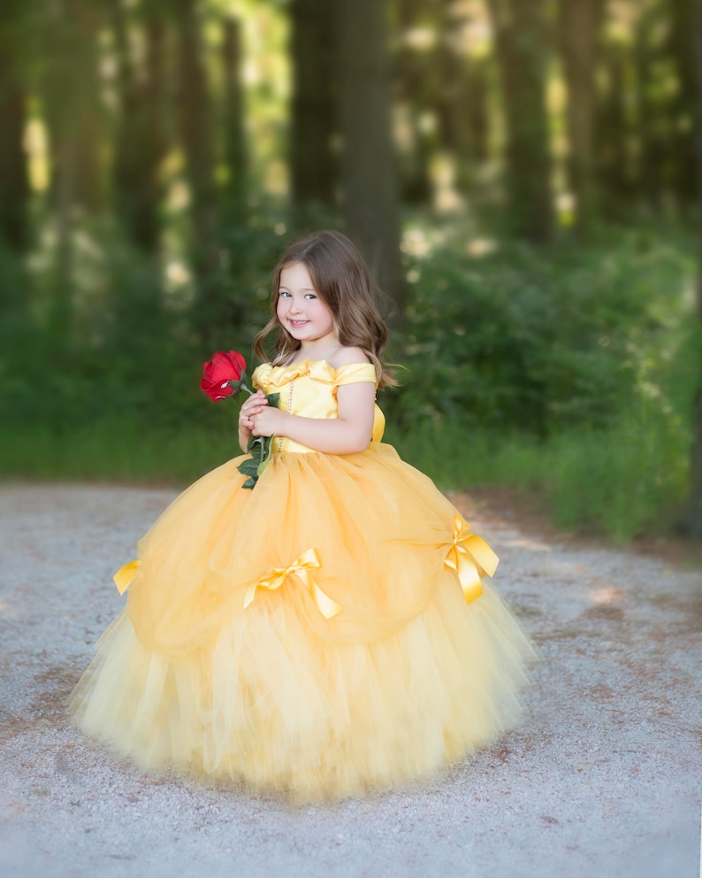 Princess Belle Tutu Dress Belle Dress Belle Costume Beauty - Etsy