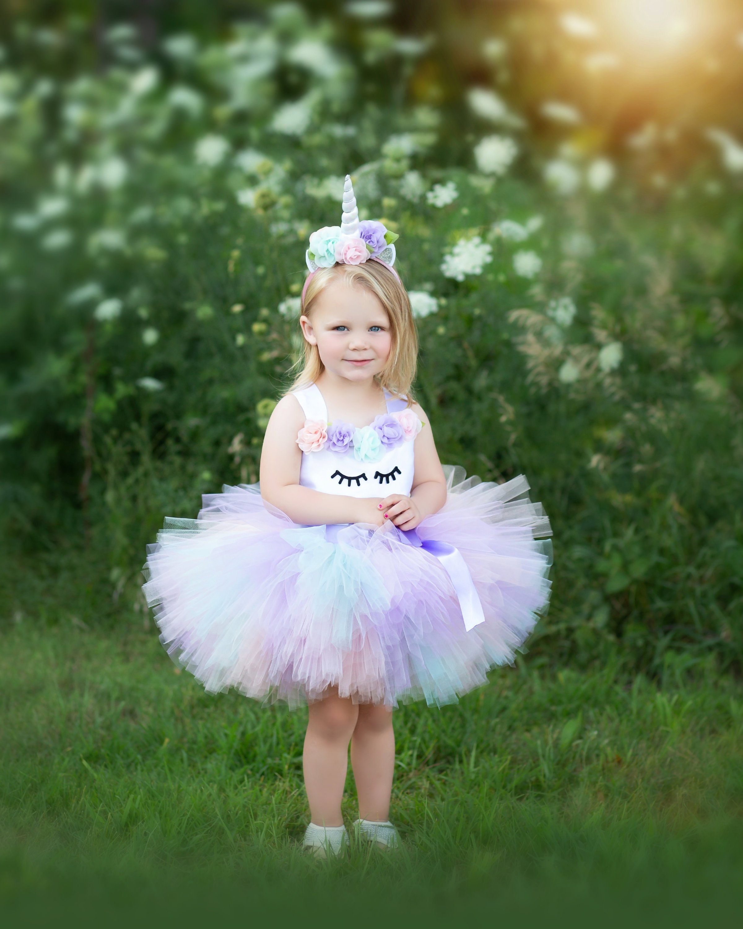Vestido de unicornio pastel y conjunto de diadema - Etsy México Vestido de unicornio pastel y conjunto de diadema - Etsy México