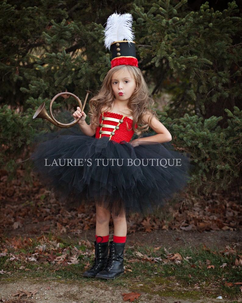 Nutcracker Tutu Dress & Hat Toy Soldier Costume Nutcracker Etsy