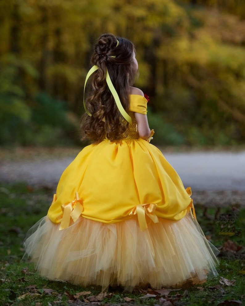Belle Dress Princess Belle Tutu Dress Belle Costume Beauty | Etsy