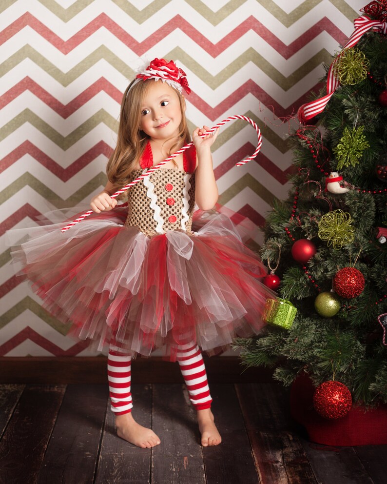 Gingerbread Girl Tutu Dress And Legwarmers Etsy