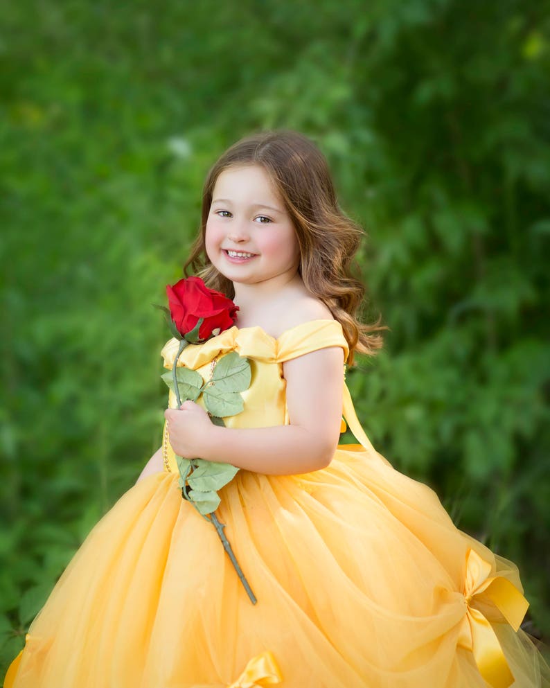 Princess Belle Tutu Dress Belle Dress Belle Costume Beauty | Etsy