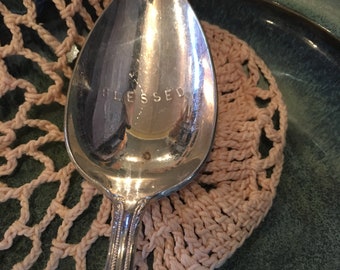 Blessed Stamped spoon