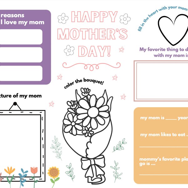 Mother's Day Placemat