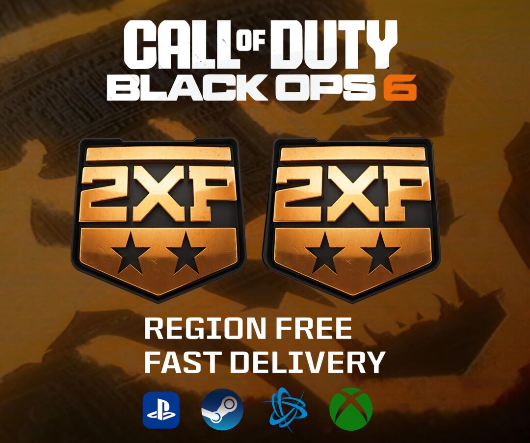 Call of Duty Black Ops 6 BO6 40hour Double XP and Weapon Double 2XP