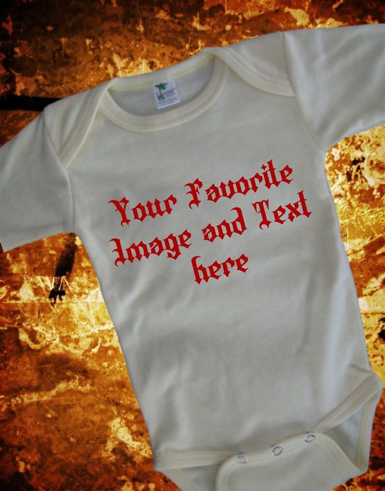 Custom Infant Bodysuit or Toddler T-Shirt imagem 1