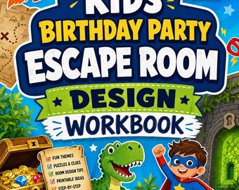Kids Birthday Escape Room Workbook