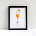 Mimosa - cocktail art print 