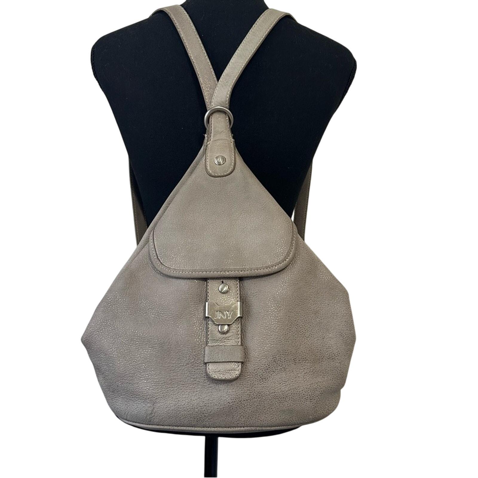 Triangle Leather Backpack - Etsy