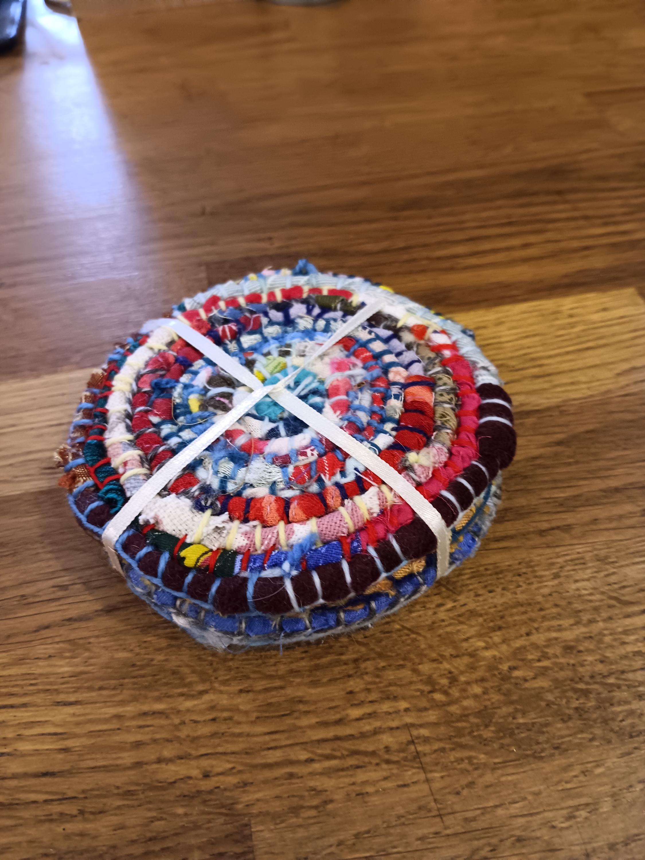 Coiled Rag Coasters and Placemats - Etsy