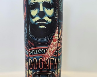 Horror movie tumbler