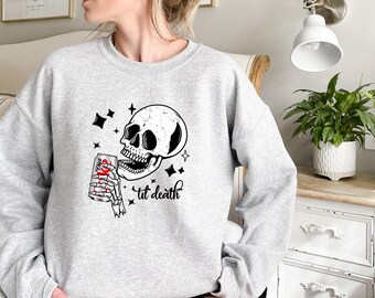 Diet Coke 'Til Death Sweatshirt, Funny Graphic Crewneck
