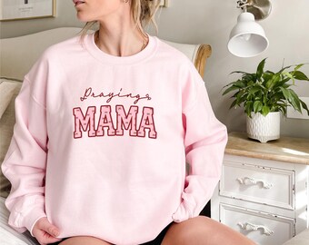 Moletom Praying Mama, Moletom Christian Mom Crewneck, Moletom Religious Mother, Pai Fiel, Pulôver Spiritual Mom, Blessed Mama