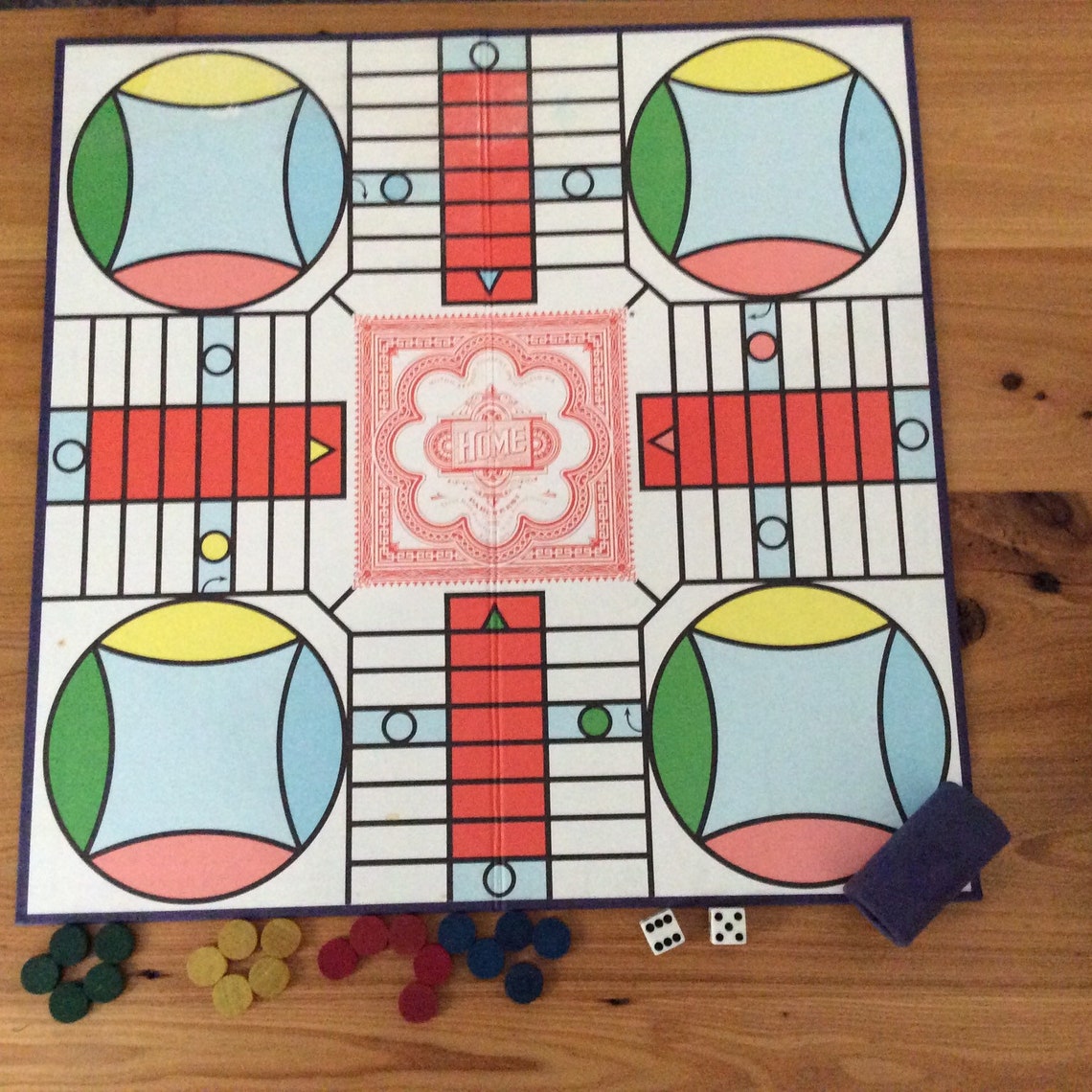 Vintage Parcheesi Board Game | Etsy