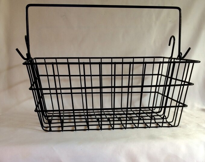 Vintage Wire Bicycle Shopping Basket Etsy