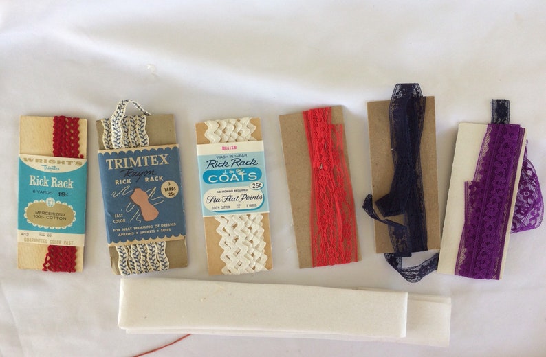Vintage Lot of Rick Rack Seam Binding Blanket Binding and Etsy