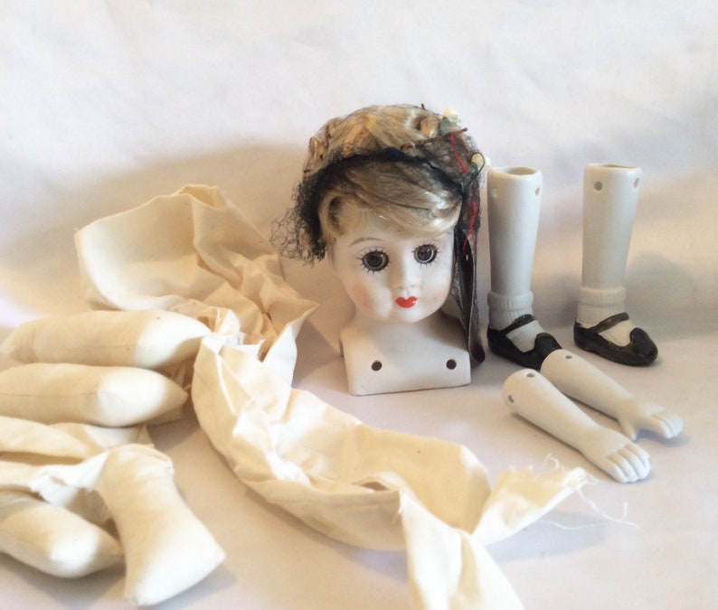 bisque doll parts