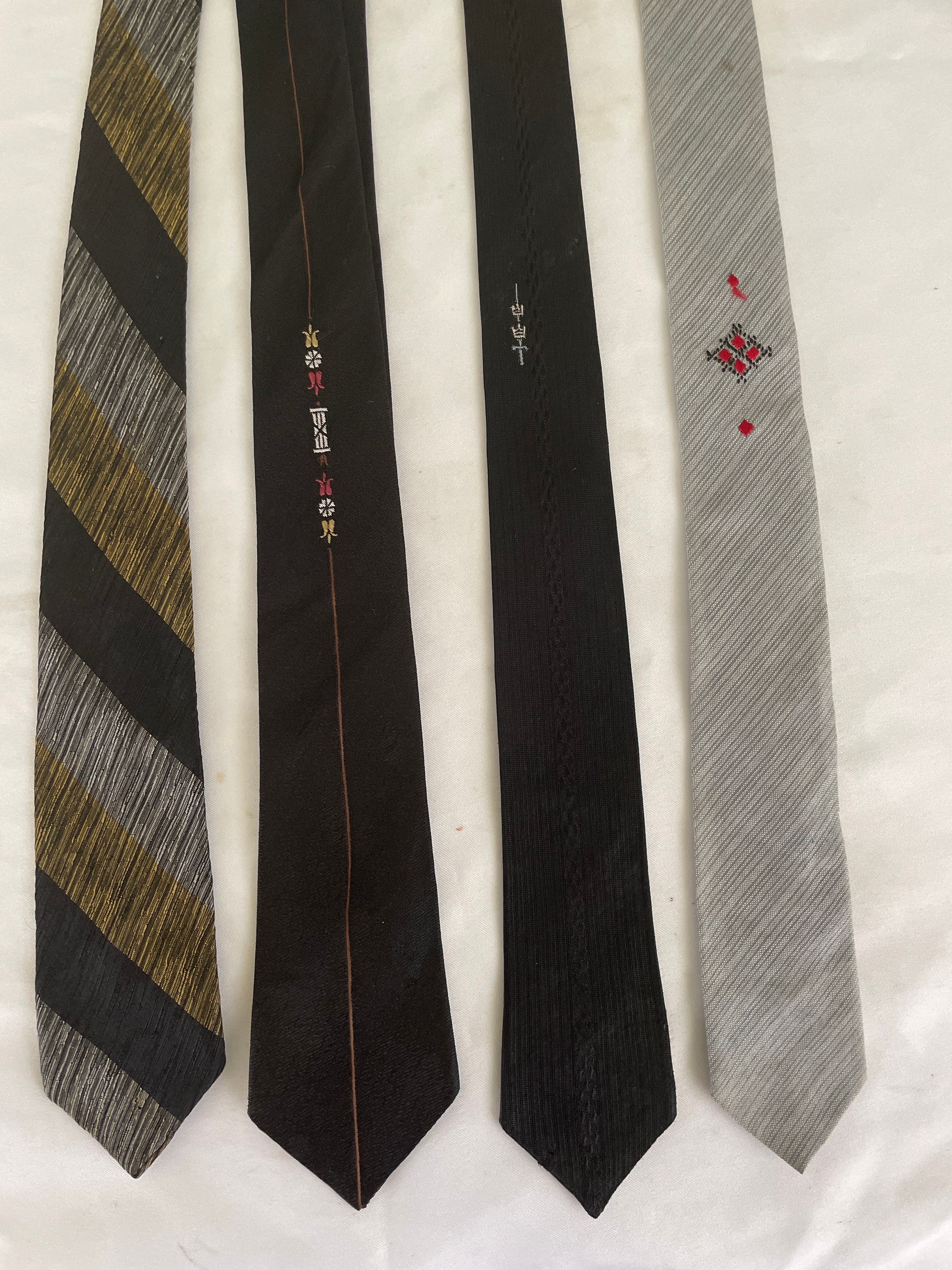 Vintage Skinny Ties - Etsy