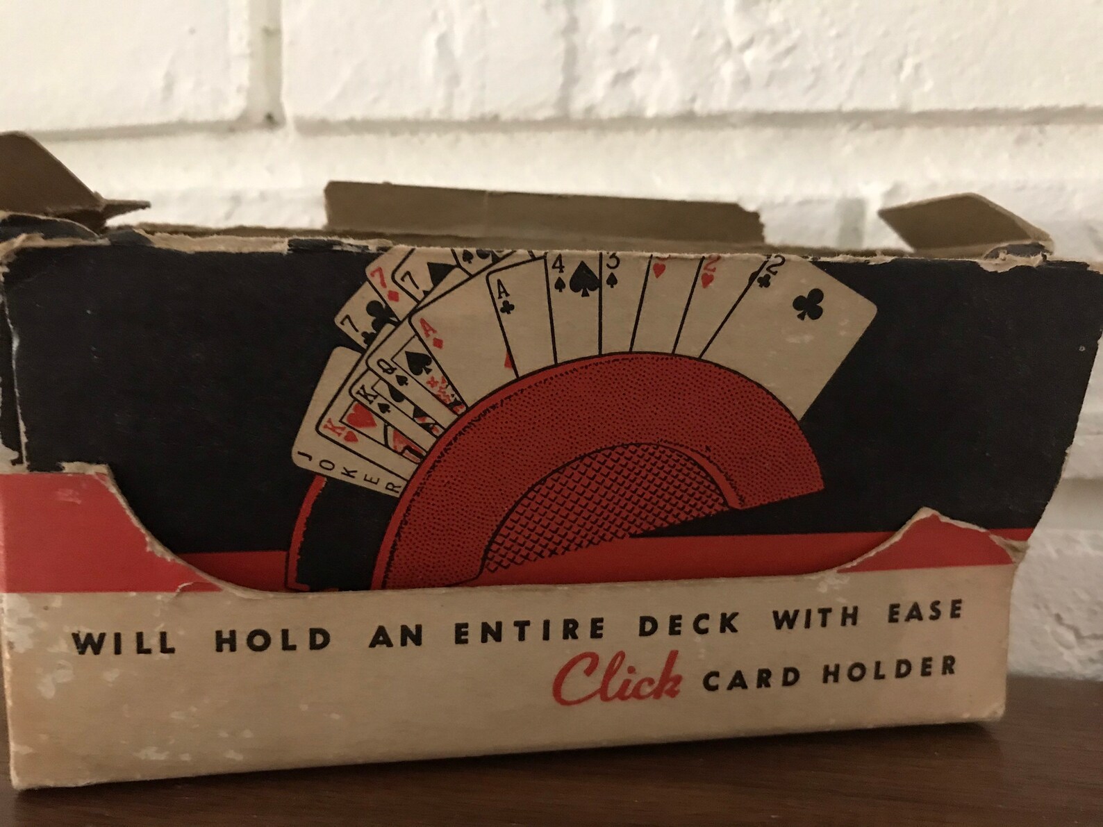 Vintage Playing Card Holder Click Card Holder Etsy