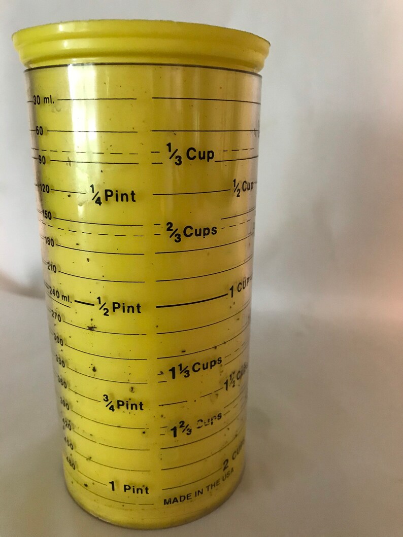 Vintage metric wonder cup measuring cup tablespoon cups etsy