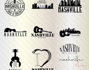 Nashville svg bundle, Nashville svg, Nashville  png, Nashville city, Nashville music, guitar city svg, Nashville guitar, music city,cut file