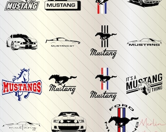 Mustangs Svg Bundle,Vintage Mustang Poster,Classic Car Wall Art, Ford Mustang Printable, Retro Car Digital Download,Muscle Car Art Print