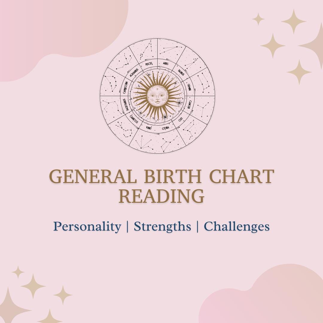 Personalized Astrology Birth Chart Reading – Natal Chart Insight & Life ...