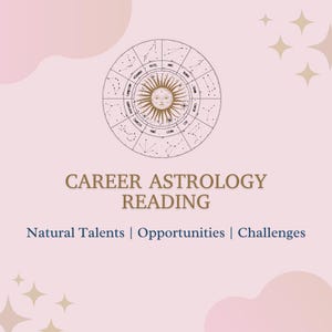 Astrologie Karriere Reading Digitales PDF | Entdecken Sie Ihren idealen Job, Arbeitsstil und Zweck | Personalisierte Geburtshorbe für den beruflichen Erfolg