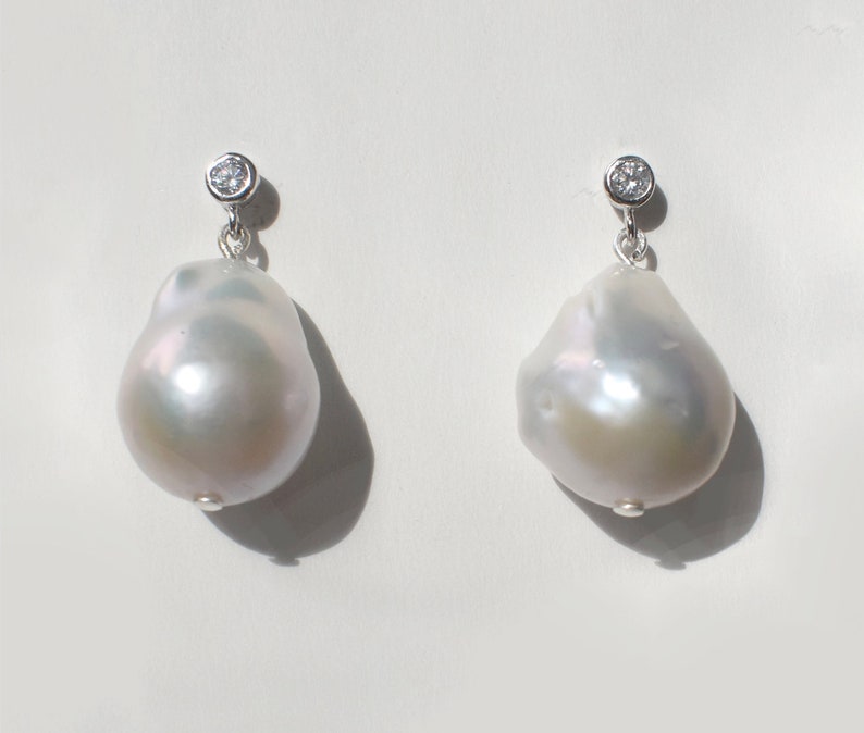 MORNING STAR Earrings Baroque Pearl Earrings Gold Pearl Etsy Canada