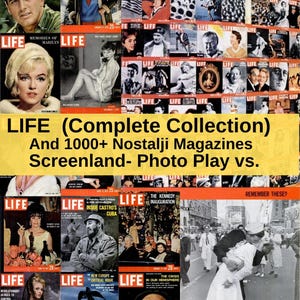 ライフマガジン - デジタルダウンロード - PDFダウンロード - 1000以上の懐かしい雑誌 - スクリーンランド - フォトプレイ - ムービーウィークリー - ピクチャープレイ