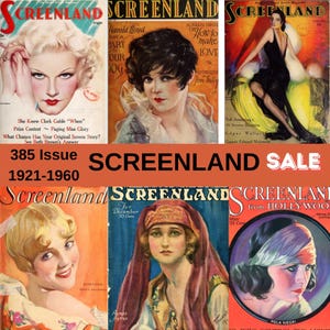 385 Screenland Magazine Issues (1920-1971) - Digital Collection of Classic Hollywood Cinema