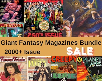 Fantastic Digital Magazine Collection - 2000+ Issues (Pdf, Cbr, Cbz, Images) - Over 190 GB