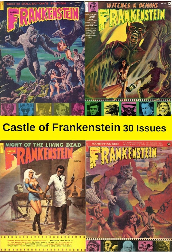 Castle of Frankenstein Magazine Collection - 30 Issues in PDF
