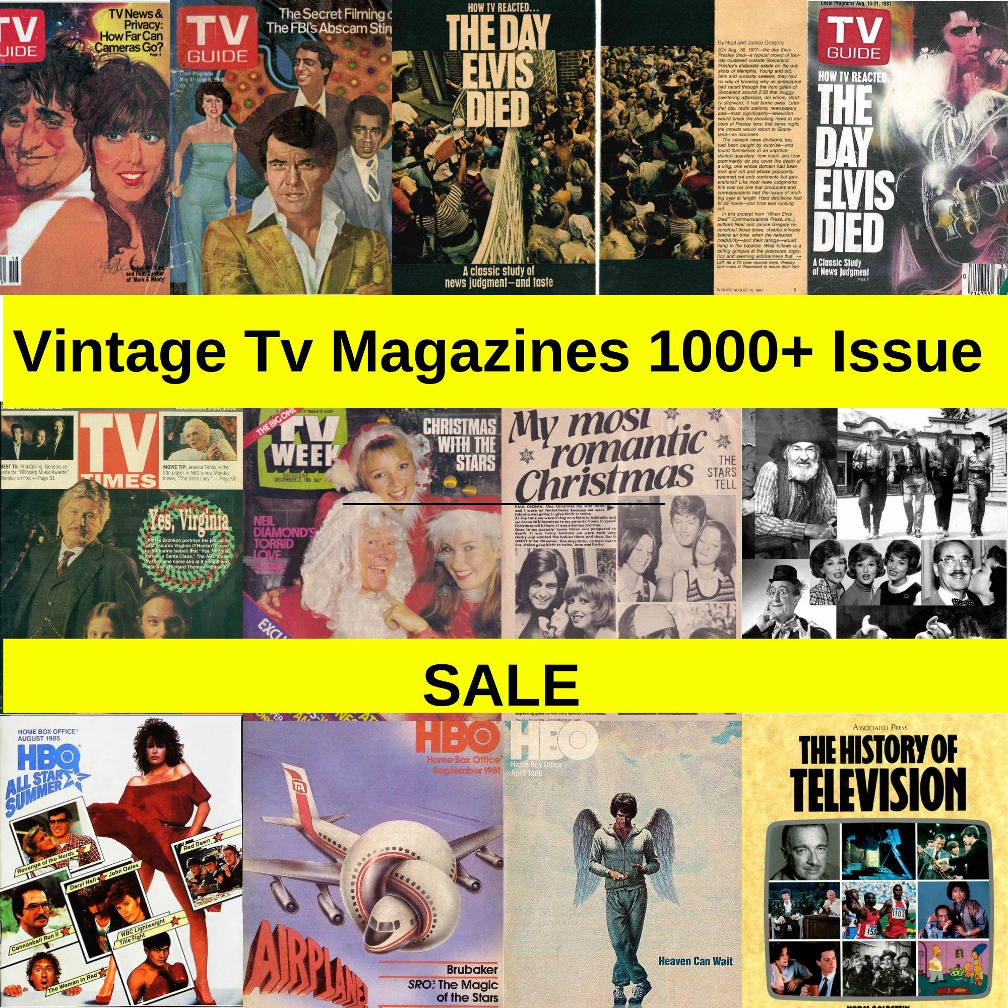 Tv Guide Magazine - Etsy