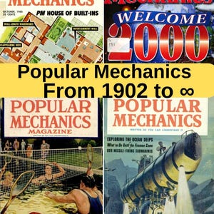 Popular Mechanics PDF – From 1902 to Present – Vintage Tech Science Magazine Digital Archive Download