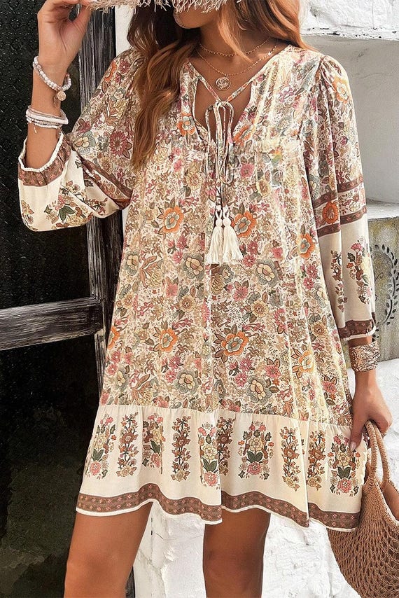 apricot boho dress Floral Dresses | Apricot Clothing | Womenswear