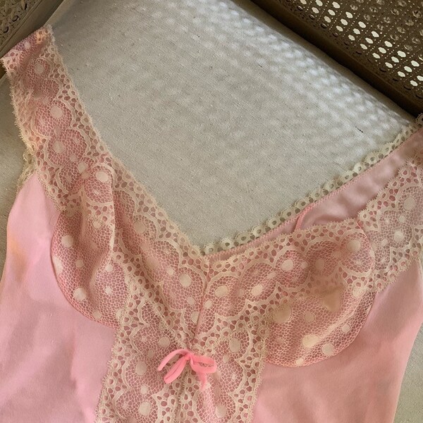 Vintage Pink Camisole by Vassarette