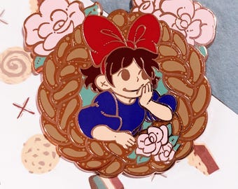 Kiki Enamel Pin