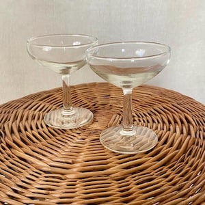 Vintage Champagne Coupes