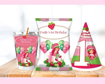 Paquete de bolsas de patatas fritas con sabor a pastel de fresa