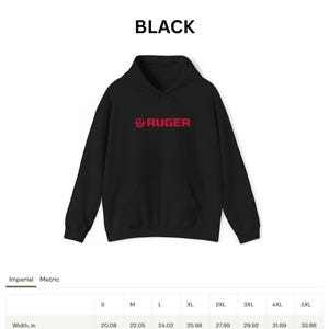 Felpa tattica ispirata alla Ruger, modello Pro 2A, ideale per possessori di armi, appassionati di tiro e veterani. immagine 7