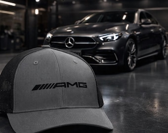 AMG Embroidery Logo Trucker Hat for Mercedes Benz Performance